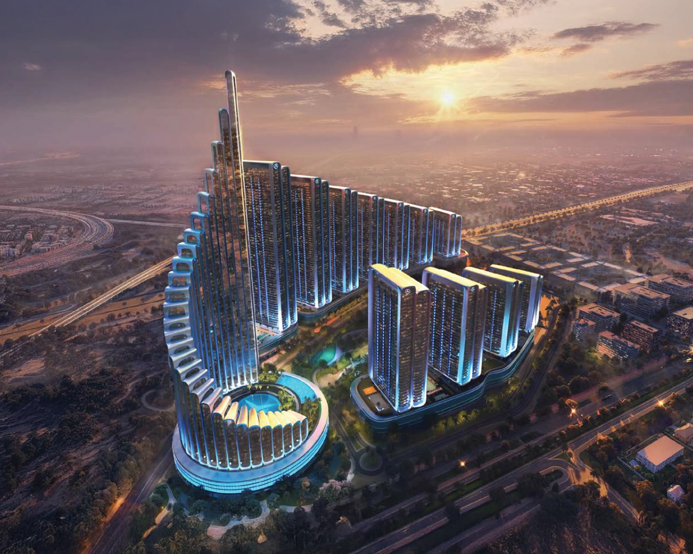 Part of Binghatti City